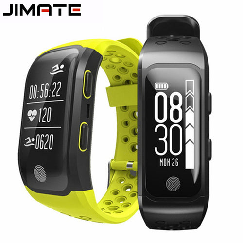 Jimate G03 GPS Tacker Smart Bracelet IP68 Waterproof Swimming SmartBand Heart Rate Monitor S908 Wristband For IOS Android Band