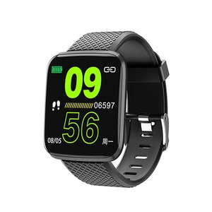 Bakeey 116 Plus2 UI Update Thin Camera Remote Control HR Blood Pressure Monitor Multi Sport Modes Reminder Fitness Smart Watch