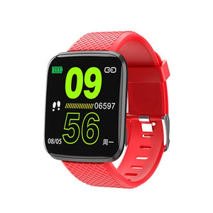 Bakeey 116 Plus2 UI Update Thin Camera Remote Control HR Blood Pressure Monitor Multi Sport Modes Reminder Fitness Smart Watch